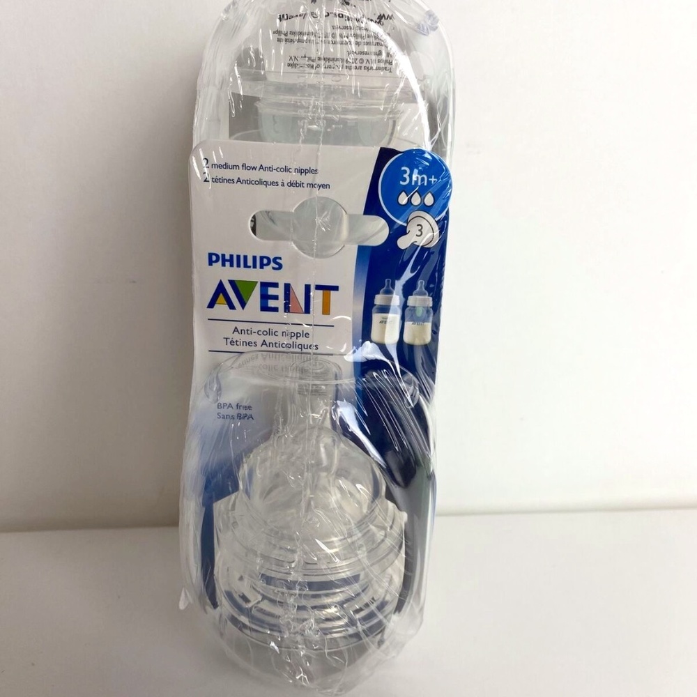 Philips AVENT Anti-Colic Nipples 4Pack 3m+ Medium Flow